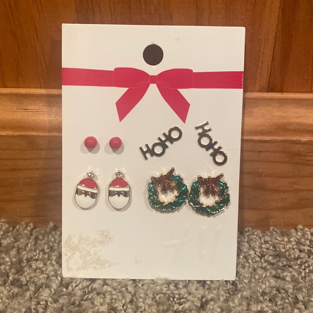 H&M Christmas Earrings